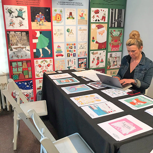 Pure Art Licensing Agency and Greeting Card Design Studio exhibiting at Blueprint Surtex and Printsoure in New York every year. We also present on-line.