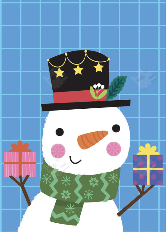Christmas Snowman by Fhiona Galloway for Pure Art Licensing Agency & Surface Design Studio