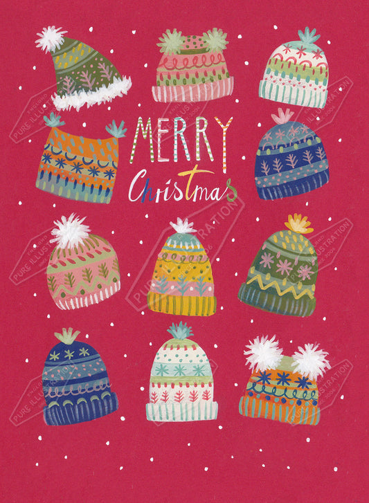 00035721AMA - Ally Marie is represented by Pure Art Licensing Agency - Christmas Greeting Card Design