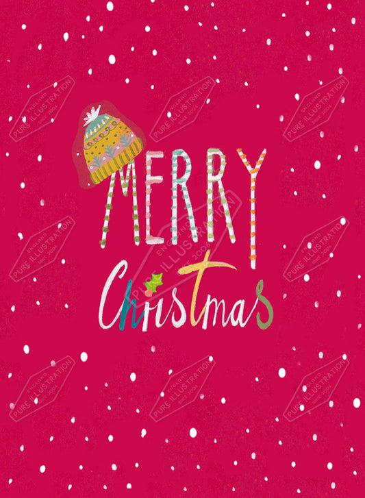 00035723AMA - Ally Marie is represented by Pure Art Licensing Agency - Christmas Greeting Card Design