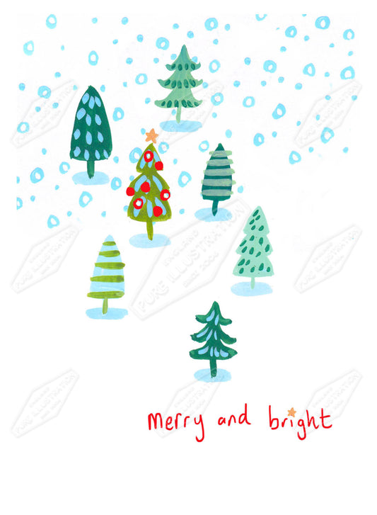 00035734AMA - Ally Marie is represented by Pure Art Licensing Agency - Christmas Greeting Card Design