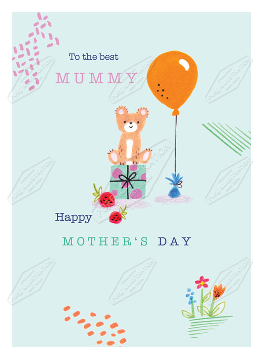 00035746AMA - Ally Marie is represented by Pure Art Licensing Agency - Mother's Day Greeting Card Design