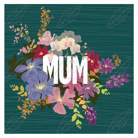 00035758AMA - Ally Marie is represented by Pure Art Licensing Agency - Mother's Day Greeting Card Design
