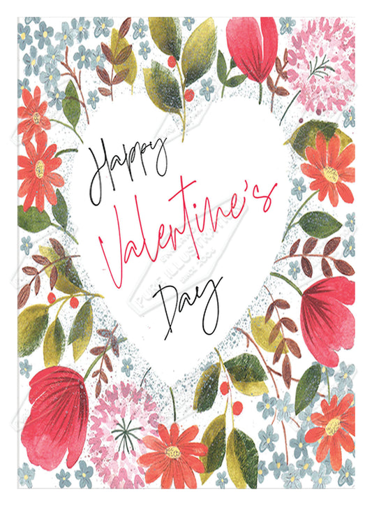 00035808AMA - Ally Marie is represented by Pure Art Licensing Agency - Valentine's Day Greeting Card Design