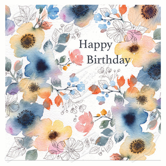00035815AMA - Ally Marie is represented by Pure Art Licensing Agency - Birthday Greeting Card Design