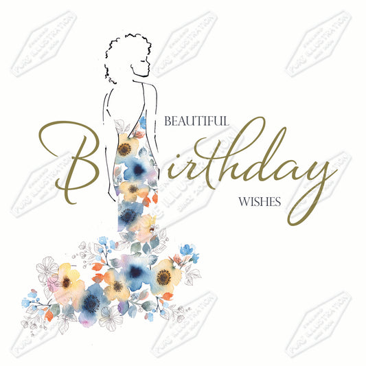 00035816AMA - Ally Marie is represented by Pure Art Licensing Agency - Birthday Greeting Card Design