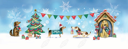 00035846DEV - Deva Evans is represented by Pure Art Licensing Agency - Christmas Greeting Card Design