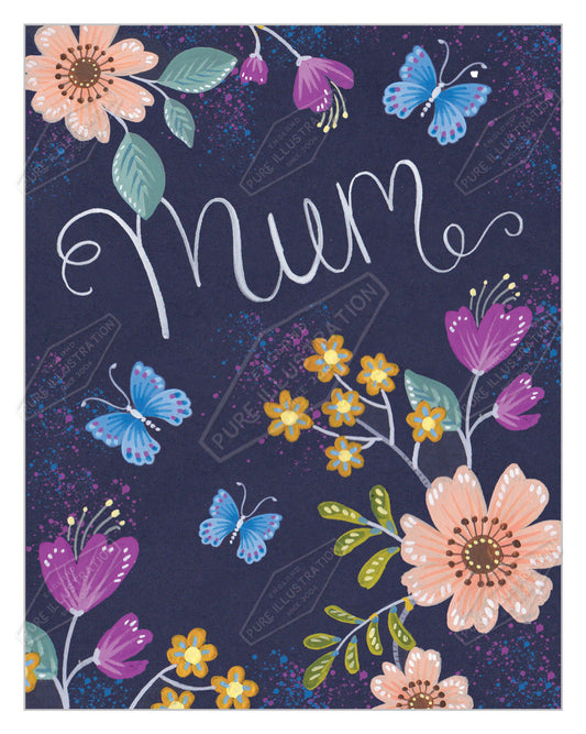 00035859AMA - Ally Marie is represented by Pure Art Licensing Agency - Mother's Day Greeting Card Design