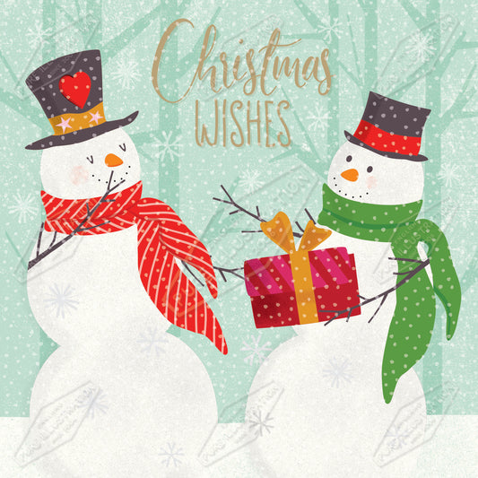 00035892GEG- Gill Eggleston is represented by Pure Art Licensing Agency - Christmas Greeting Card Design