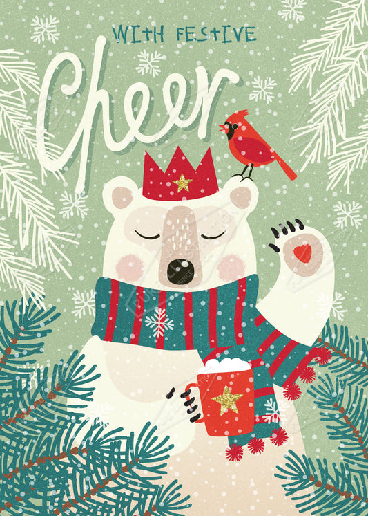 00035912GEGa- Gill Eggleston is represented by Pure Art Licensing Agency - Christmas Greeting Card Design