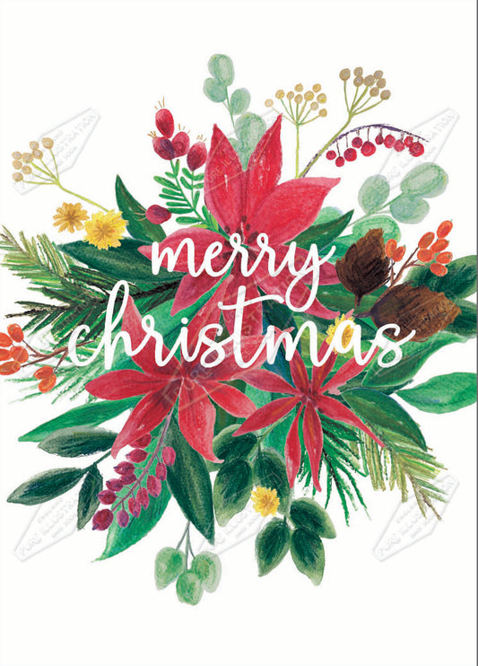 00035964SLA- Sarah Lake is represented by Pure Art Licensing Agency - Christmas Greeting Card Design