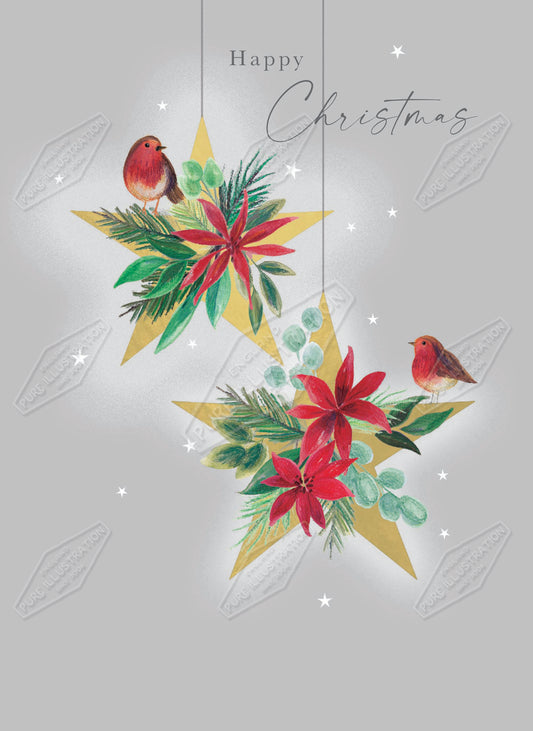 00035968SLA- Sarah Lake is represented by Pure Art Licensing Agency - Christmas Greeting Card Design