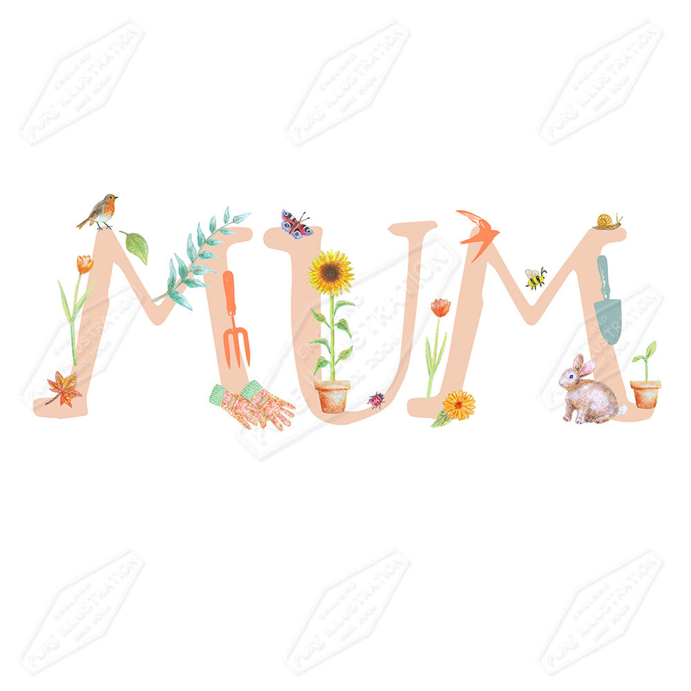 00036041VMA - Victoria Marks is represented by Pure Art Licensing Agency - Mother's Day Greeting Card Design