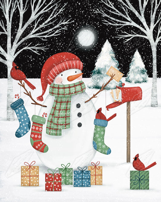 00036047AAI - Anna Aitken is represented by Pure Art Licensing Agency - Christmas Greeting Card Design