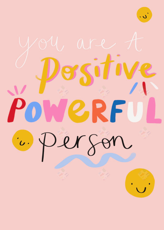 Positive Affirmation Greeting Card Design by Jodie Smith for Pure Art Licensing Agency - Designs and Illustrations for products
