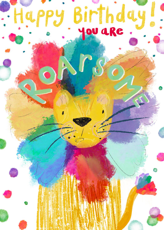 You Are Roarsome - Children's Birthday Design by Jodie Smith for Pure Art Licensing Agency International
