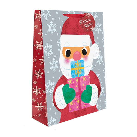Christmas Santa design Greeting Cards, Gift Bags or Tabletop for Pure Art Licensing Agent by Fhiona Galloway