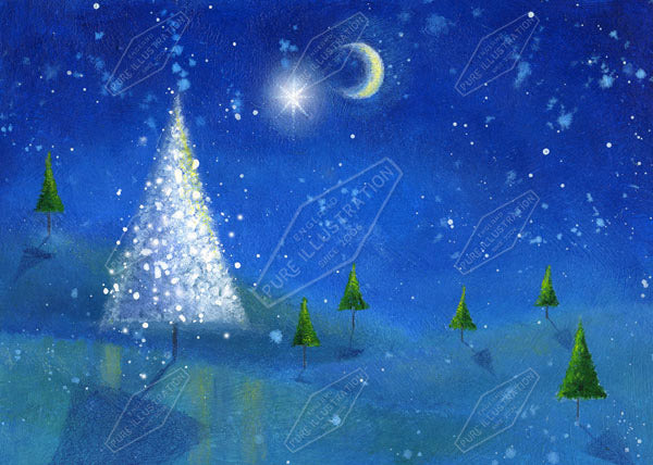 00010995JPA- Jan Pashley is represented by Pure Art Licensing Agency - Christmas Greeting Card Design