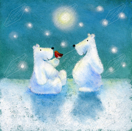00011123JPA- Jan Pashley is represented by Pure Art Licensing Agency - Christmas Greeting Card Design