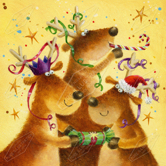 00011875JPA- Jan Pashley is represented by Pure Art Licensing Agency - Christmas Greeting Card Design