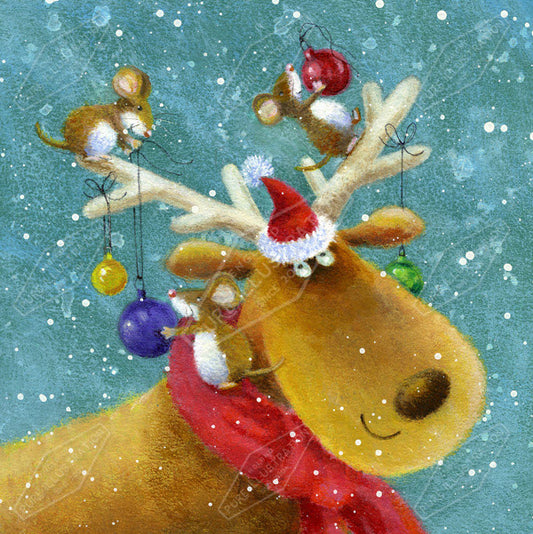 00011888JPA- Jan Pashley is represented by Pure Art Licensing Agency - Christmas Greeting Card Design