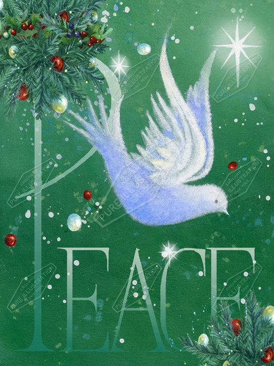 00011892JPA- Jan Pashley is represented by Pure Art Licensing Agency - Christmas Greeting Card Design