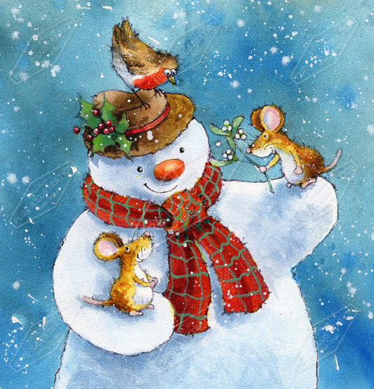 00014612JPA- Jan Pashley is represented by Pure Art Licensing Agency - Christmas Greeting Card Design