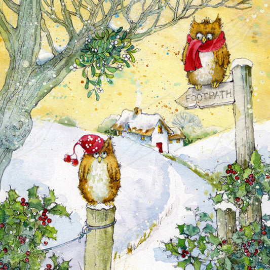 00014614JPA- Jan Pashley is represented by Pure Art Licensing Agency - Christmas Greeting Card Design