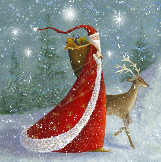 00015171JPA- Jan Pashley is represented by Pure Art Licensing Agency - Christmas Greeting Card Design