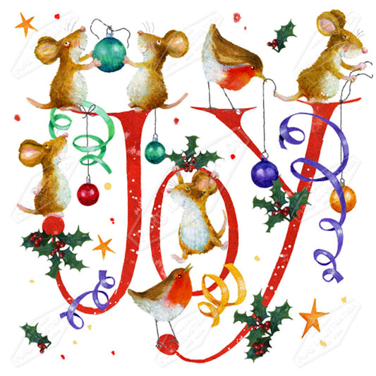 00015519JPA- Jan Pashley is represented by Pure Art Licensing Agency - Christmas Greeting Card Design