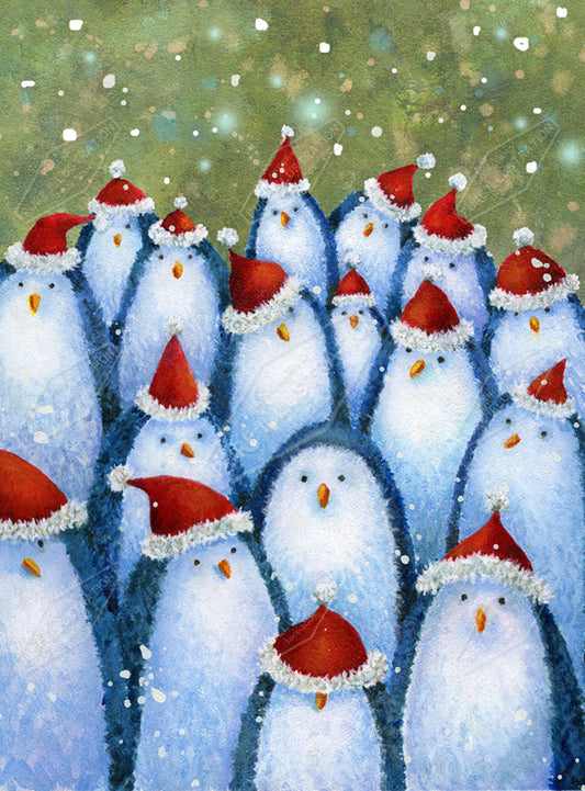 00015520JPA- Jan Pashley is represented by Pure Art Licensing Agency - Christmas Greeting Card Design
