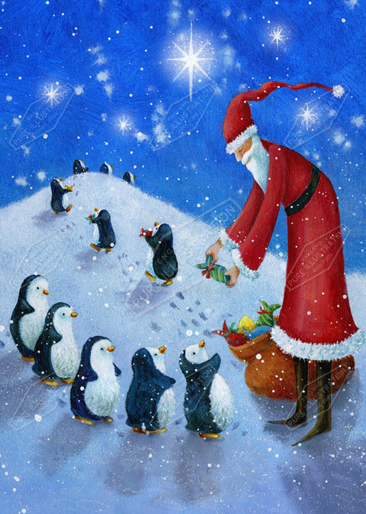 00015521JPA- Jan Pashley is represented by Pure Art Licensing Agency - Christmas Greeting Card Design