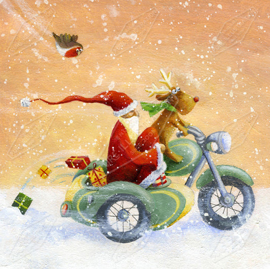 00015523JPA- Jan Pashley is represented by Pure Art Licensing Agency - Christmas Greeting Card Design