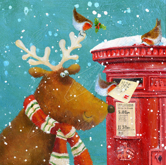 00018908JPA- Jan Pashley is represented by Pure Art Licensing Agency - Christmas Greeting Card Design