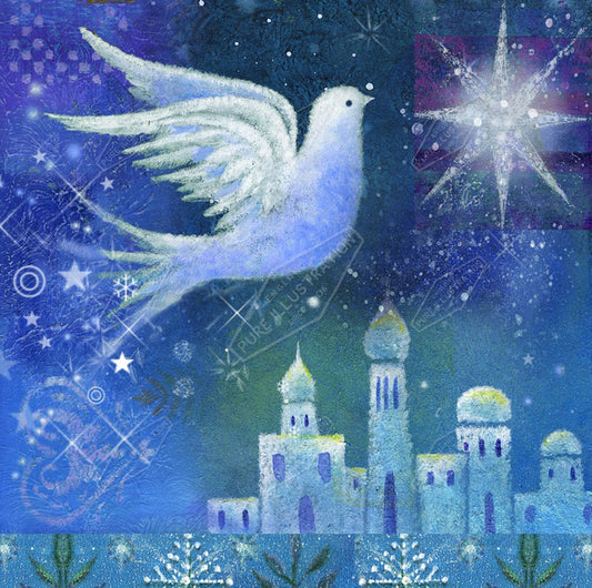 00019489JPA- Jan Pashley is represented by Pure Art Licensing Agency - Christmas Greeting Card Design