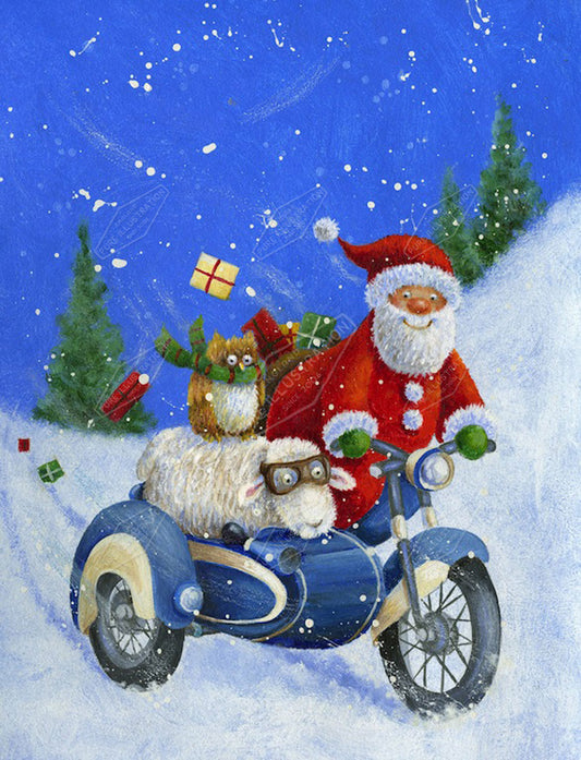 00019492JPA- Jan Pashley is represented by Pure Art Licensing Agency - Christmas Greeting Card Design