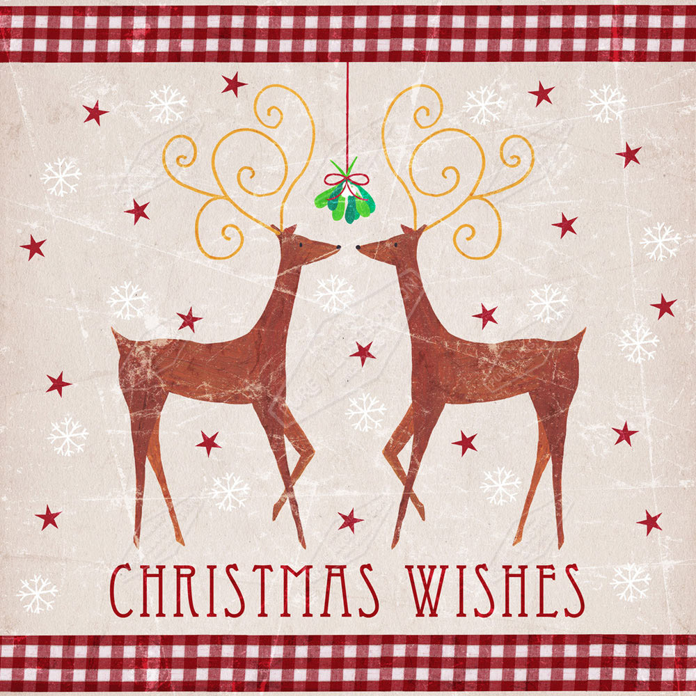 00019964SSN- Sian Summerhayes is represented by Pure Art Licensing Agency - Christmas Greeting Card Design