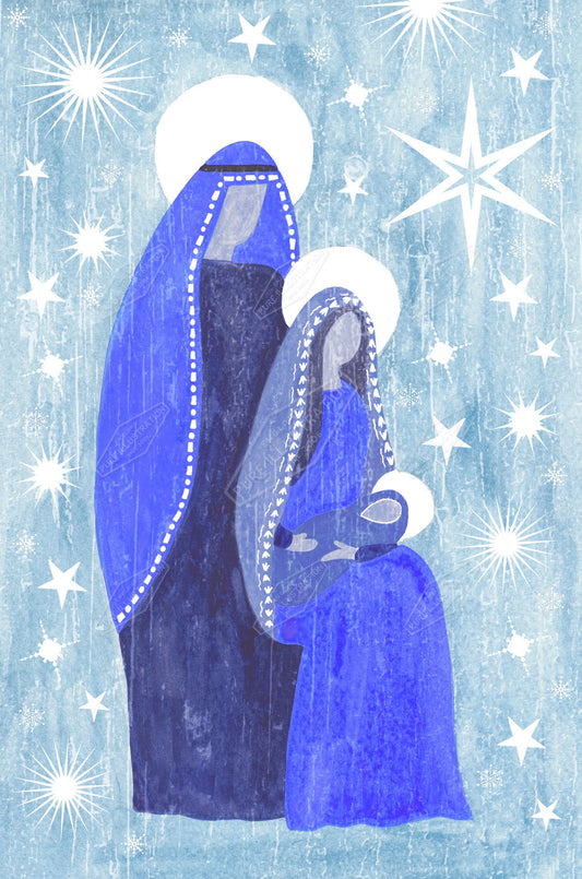 00021617SSNa- Sian Summerhayes is represented by Pure Art Licensing Agency - Christmas Greeting Card Design