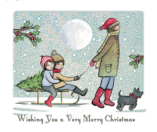 00022679DEV - Deva Evans is represented by Pure Art Licensing Agency - Christmas Greeting Card Design
