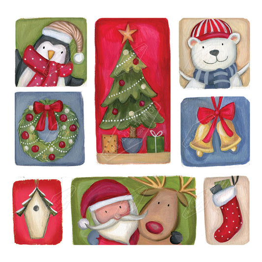 00023128DEV - Deva Evans is represented by Pure Art Licensing Agency - Christmas Greeting Card Design