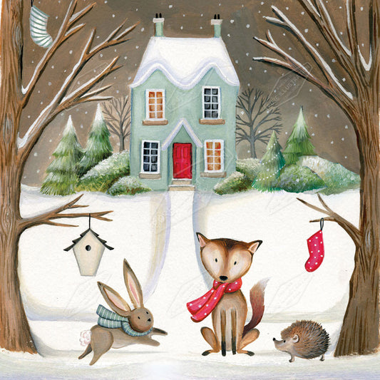 00023138DEV - Deva Evans is represented by Pure Art Licensing Agency - Christmas Greeting Card Design