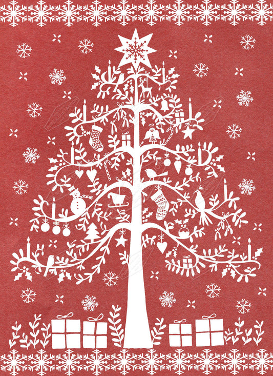 00023686SSN- Sian Summerhayes is represented by Pure Art Licensing Agency - Christmas Greeting Card Design