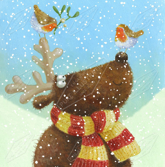 00024035JPA- Jan Pashley is represented by Pure Art Licensing Agency - Christmas Greeting Card Design