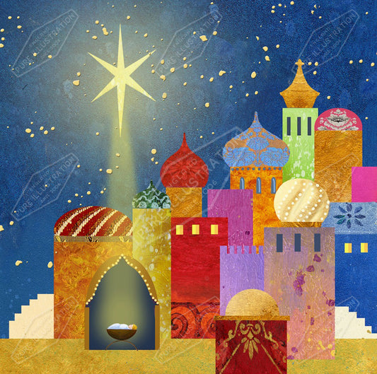 00024039JPA- Jan Pashley is represented by Pure Art Licensing Agency - Christmas Greeting Card Design