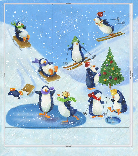 00025096JPA- Jan Pashley is represented by Pure Art Licensing Agency - Christmas Greeting Card Design