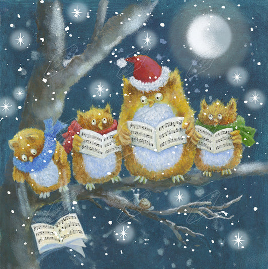 00027147JPA- Jan Pashley is represented by Pure Art Licensing Agency - Christmas Greeting Card Design