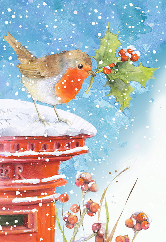 00027153JPA- Jan Pashley is represented by Pure Art Licensing Agency - Christmas Greeting Card Design