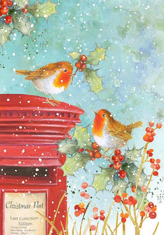 00027163JPA- Jan Pashley is represented by Pure Art Licensing Agency - Christmas Greeting Card Design
