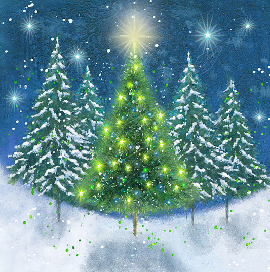 00027170JPA- Jan Pashley is represented by Pure Art Licensing Agency - Christmas Greeting Card Design