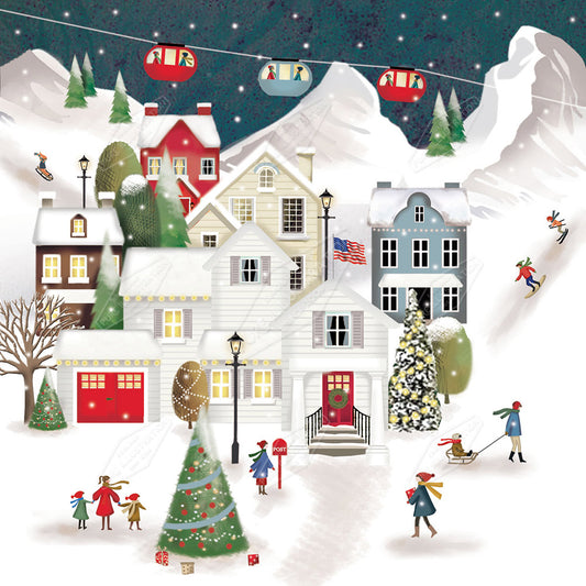 00027302DEV - Deva Evans is represented by Pure Art Licensing Agency - Christmas Greeting Card Design